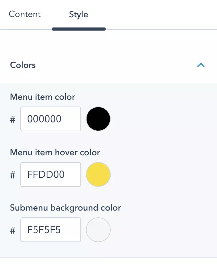 menu-style