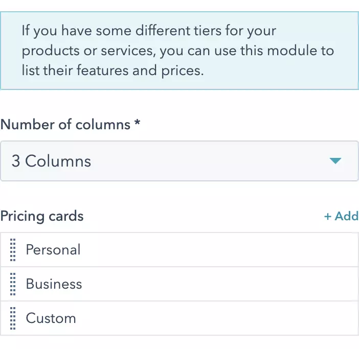 pricing
